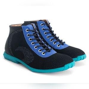 John Fluevog Future Round Toe Nebula boots size 13 in VGUC